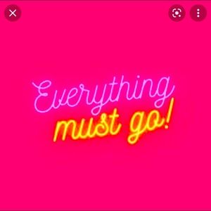 Everything must go, send me your offers!